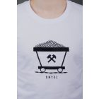 Férfi slim fit póló csillével